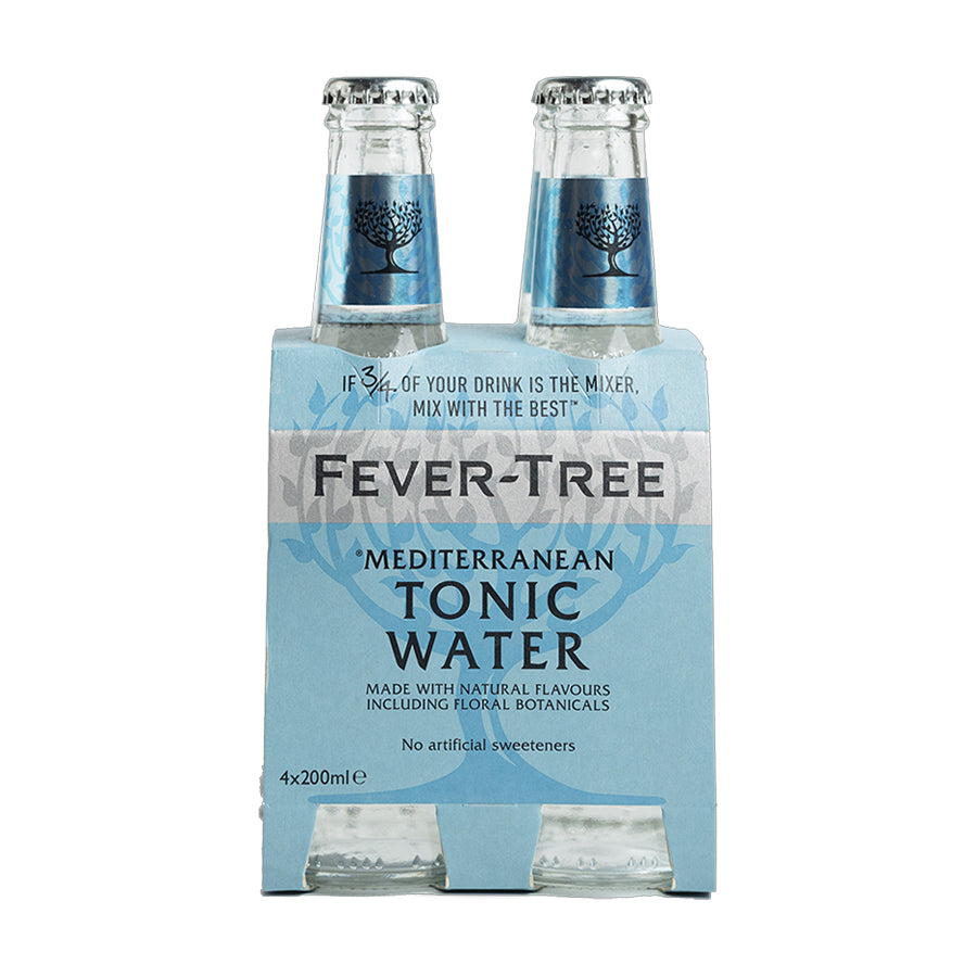 Fever Tree Mediterranean Tonic Water 4 pack 200ml, Vinoteca Guatemala