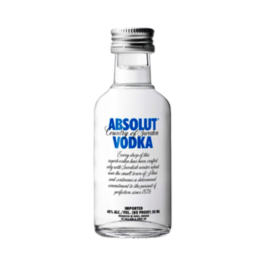 Absolut Vodka Miniatura 50ml, Vinoteca Guatemala