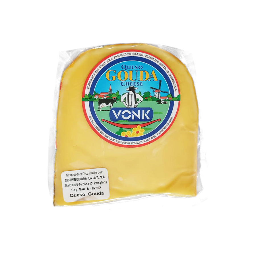 Queso Gouda Vonk Unilac 0.50lb, Vinoteca Guatemala
