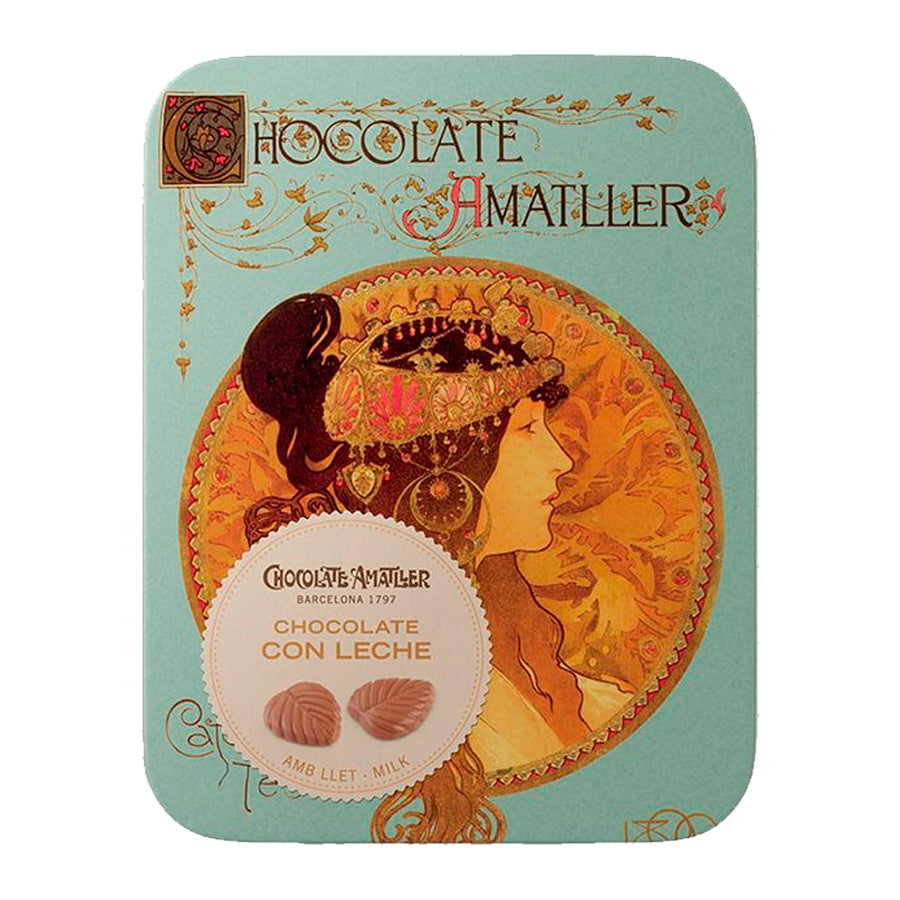 Amatller Hojas Finas Leche Lata 60g
