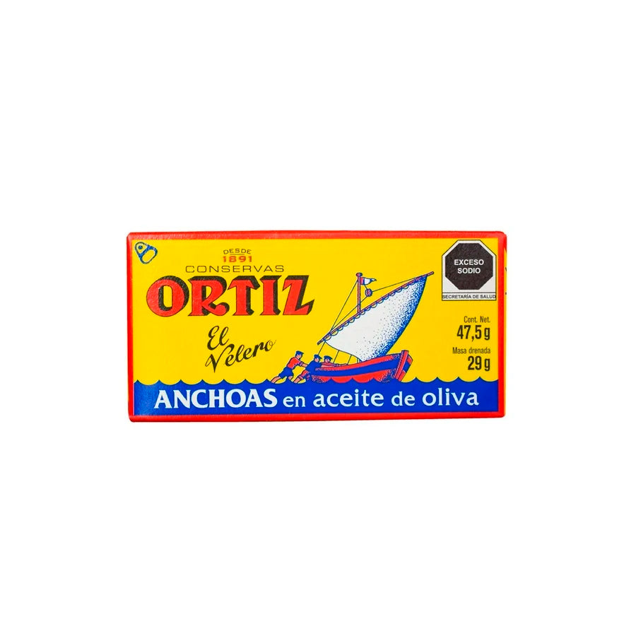 Anchoas en Aceite de Oliva 47.5g, Vinoteca Guatemala