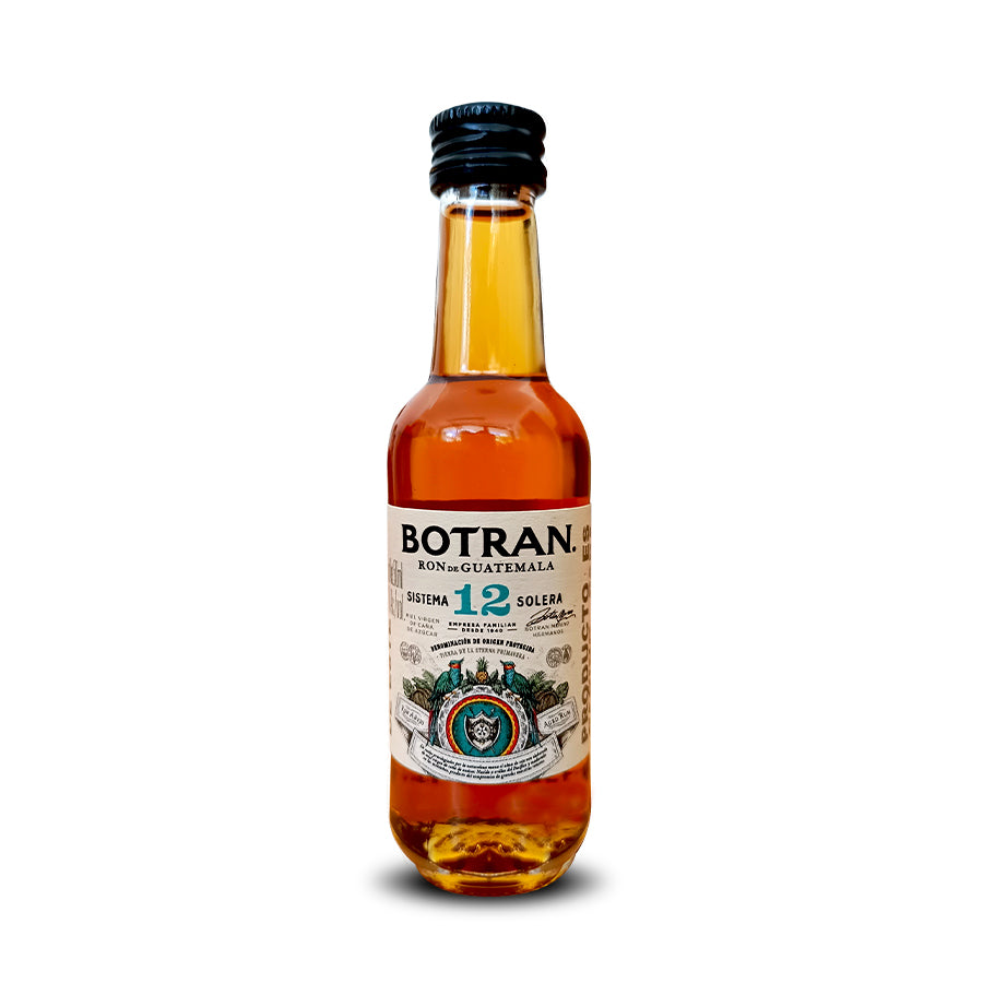 Botran Powder Ron Botran Solera 12 Miniatura 50ml - Vinoteca Guatemala
