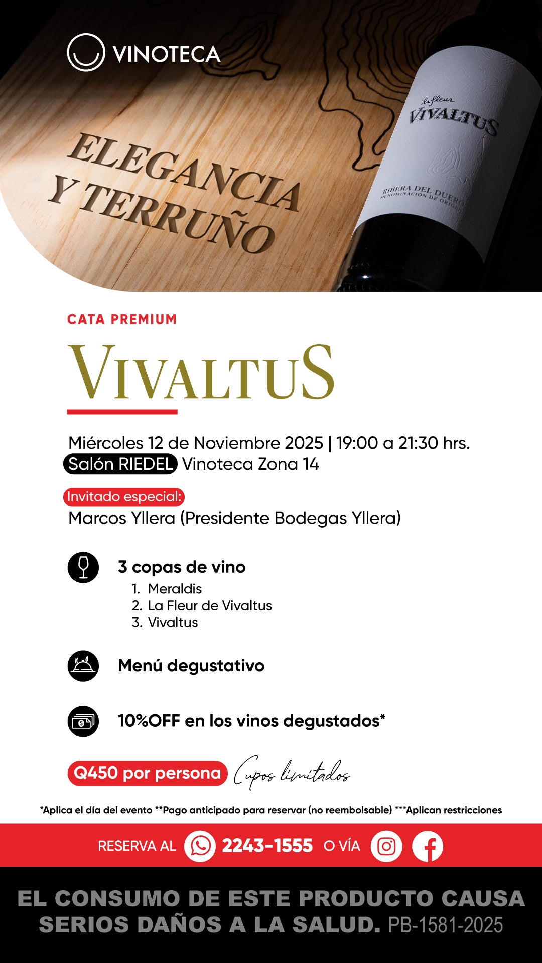 Cata Premium: Vivaltus — Elegancia y terruño