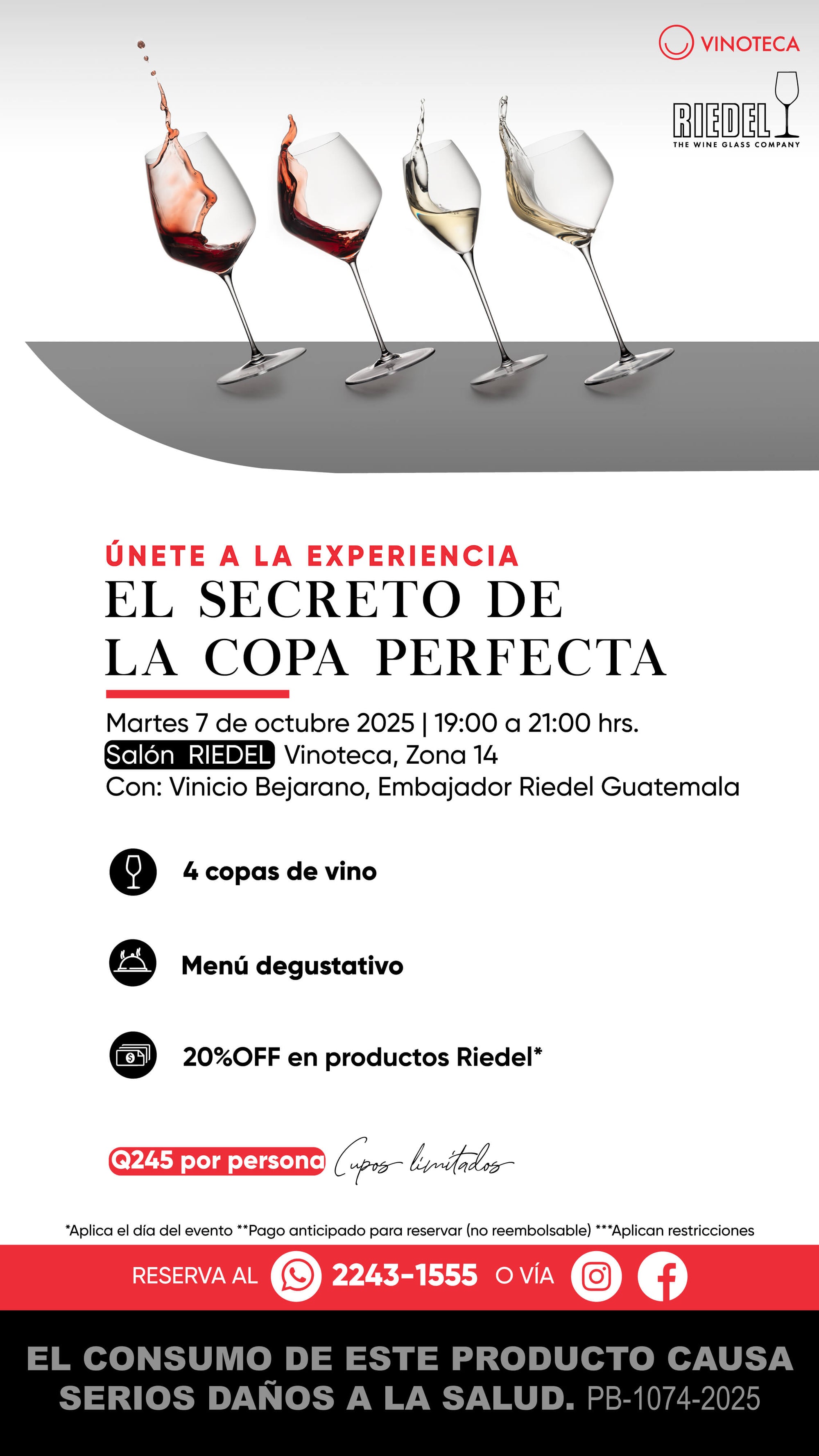 Experiencia RIEDEL: El Secreto de la Copa Perfecta