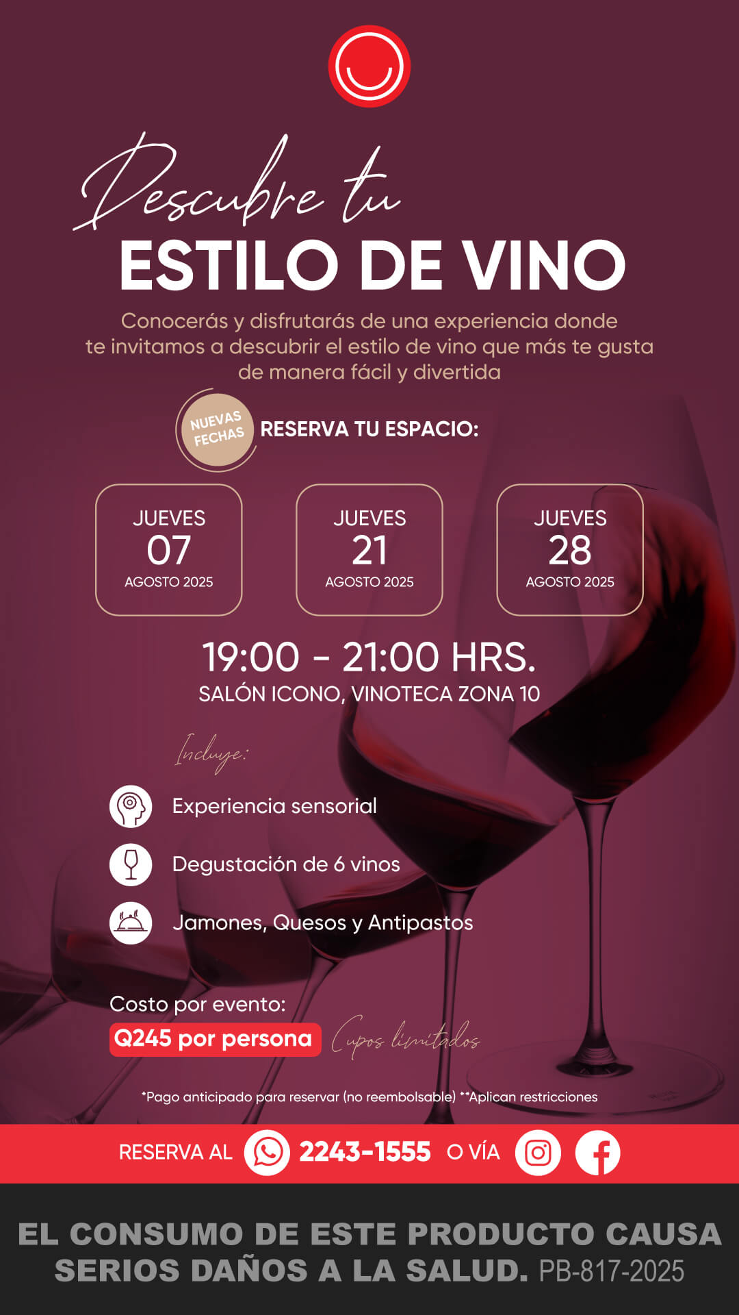 Descubre tu Estilo de Vino – Experiencia Sensorial en Vinoteca Agosto