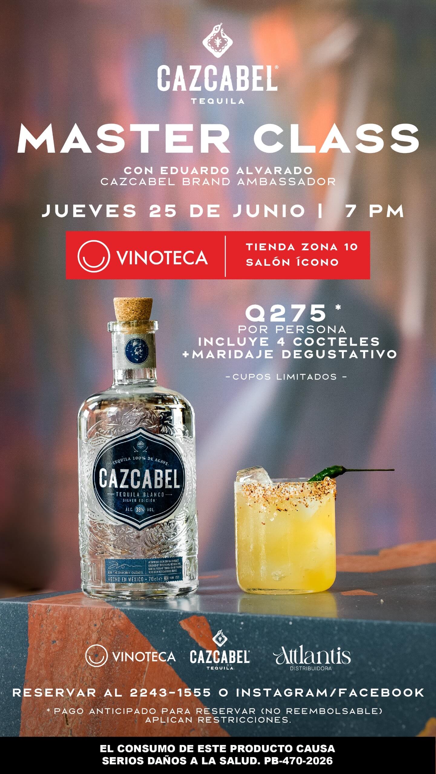 Master Class Cazcabel Tequila | 25 de junio 2026