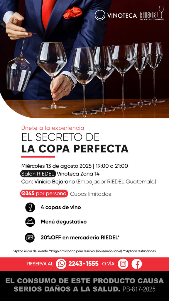 Experiencia “El Secreto de la Copa Perfecta” – RIEDEL por Vinoteca