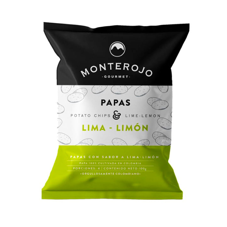 Monterojo Chips Lima Limón 100g