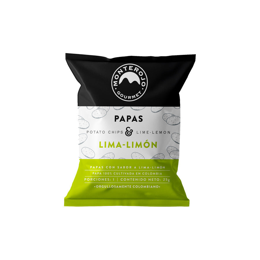 Monterojo Chips Lima Limón 25g