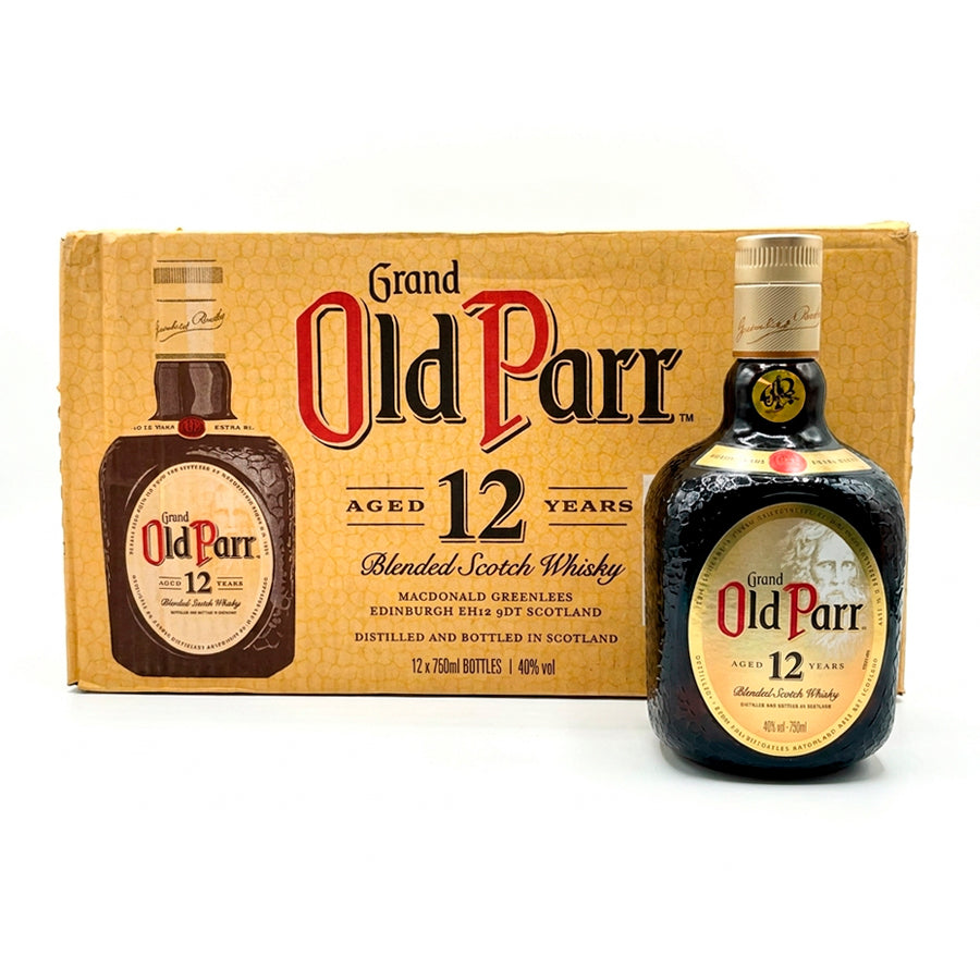 Whisky Old Parr 12 años Caja 12 Unidades 750ml