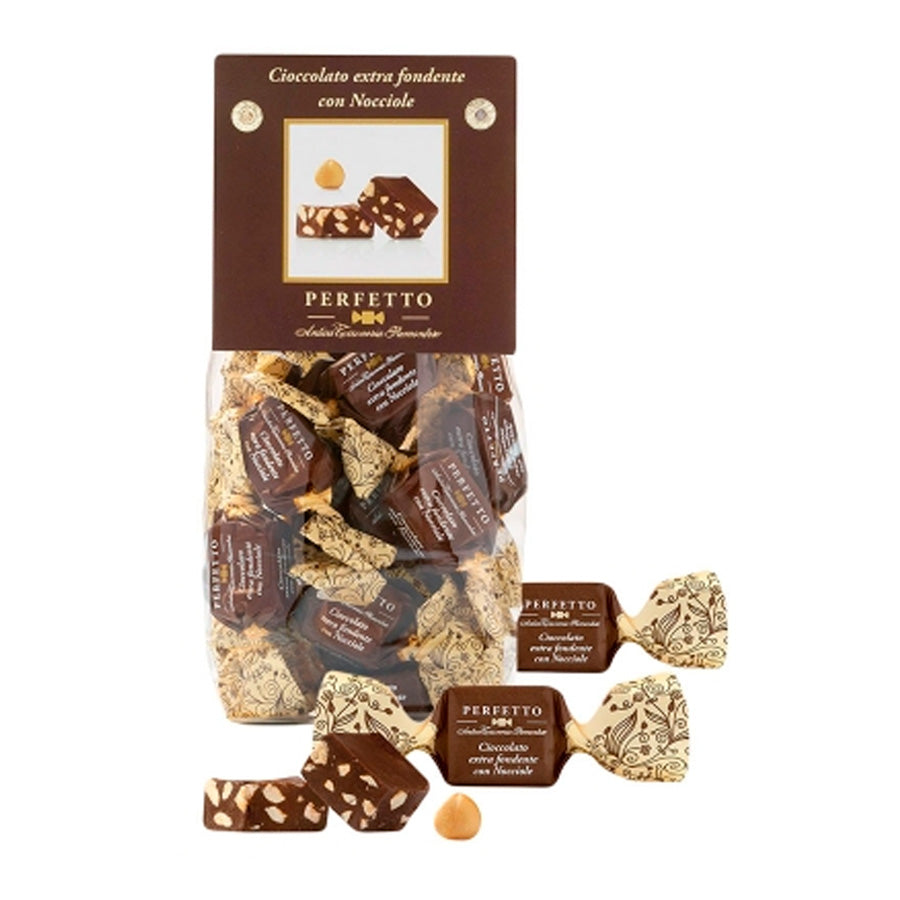 Perfetto Cioccolato Extrafondete Con Nocciole Sacchetto 150g, Vinoteca Guatemala