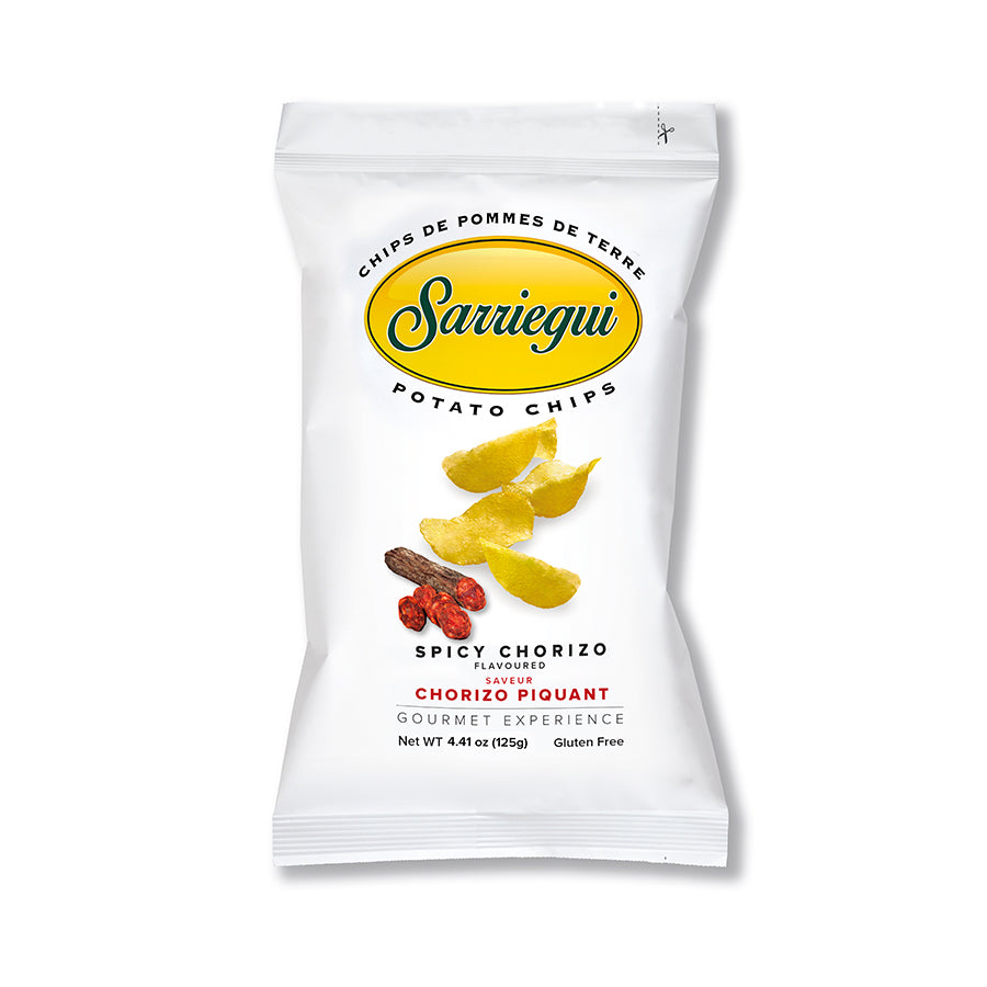 Sarriegui Potato Chips Spicy Chorizo 125g, Vinoteca Guatemala