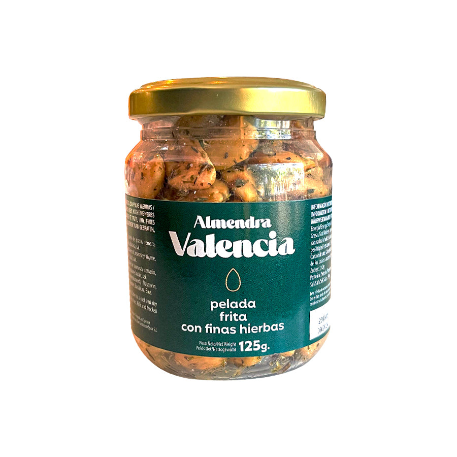 Almendra Valencia Pelada, Frita con Finas Hierbas 125g