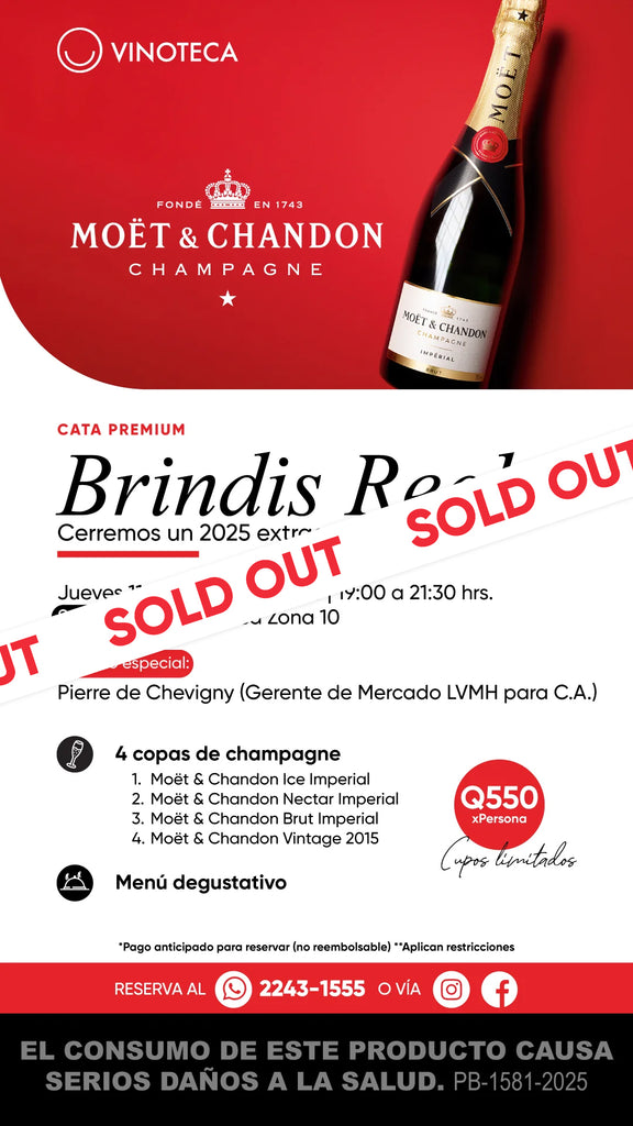 Cata Premium Moët & Chandon – Brindis Real (11 de diciembre)