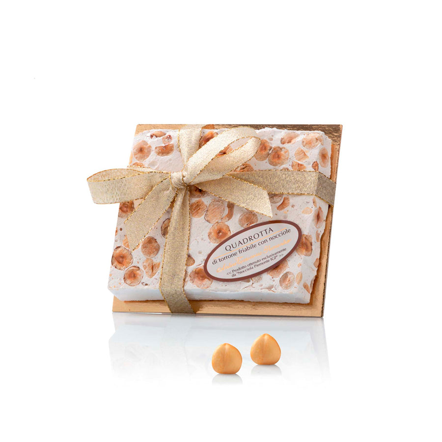 Torrone Friabile Con Nocciole Linea Oro Quadrotta 150g