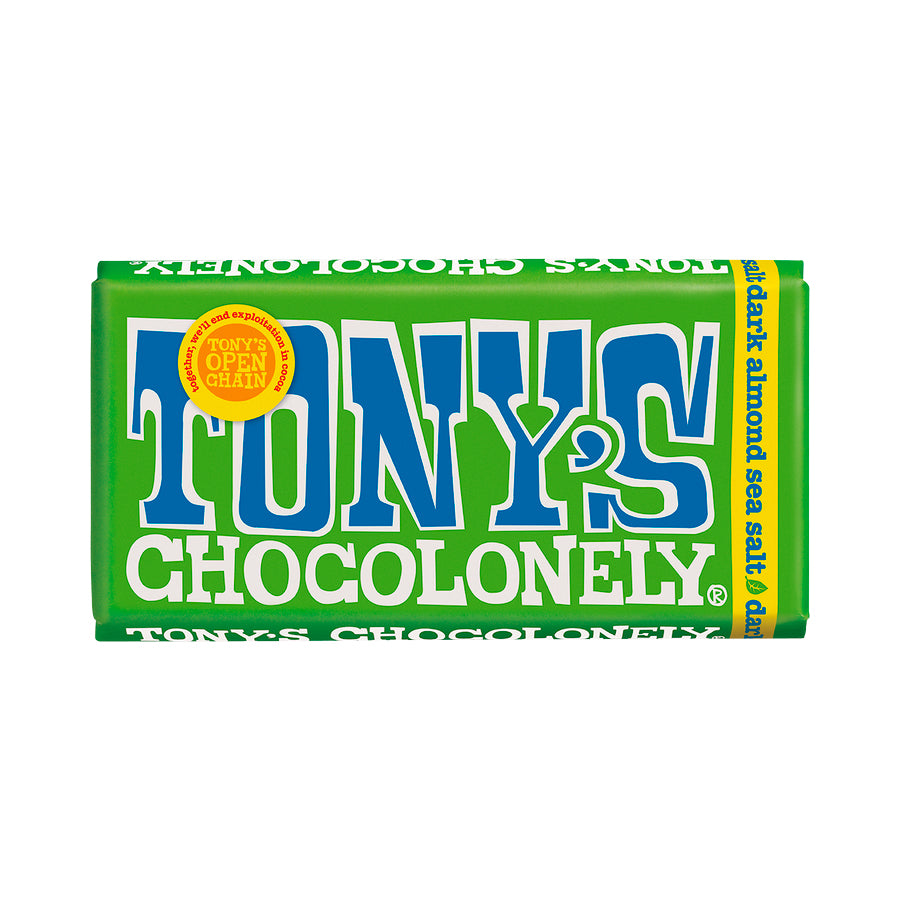 Tony´s Dark Chocolate Almond Sea Salt  180g