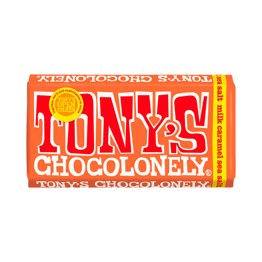 Tony´s Milk Chocolate Caramel Sea Salt 180g
