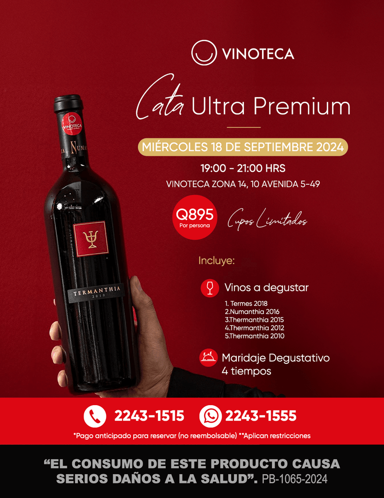 Cata Ultra Premium Bodega Numanthia - 18 DE SEPTIEMBRE