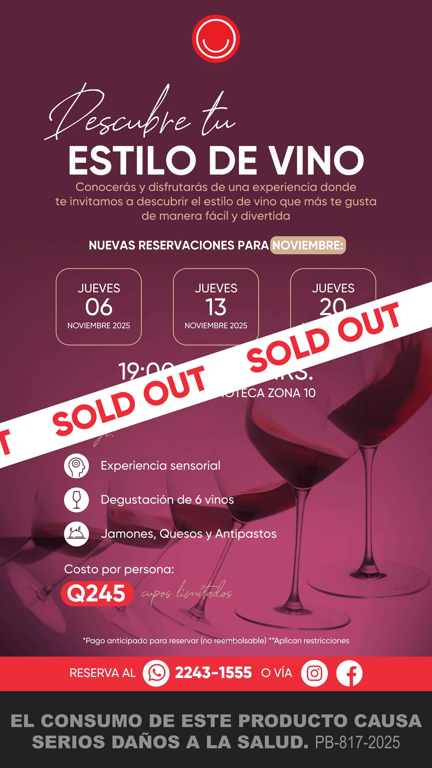 Descubre tu Estilo de Vino – Experiencia Sensorial (Noviembre)