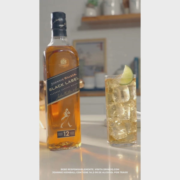 Whisky Johnnie Walker Black Label 750 ml | Vinoteca Guatemala