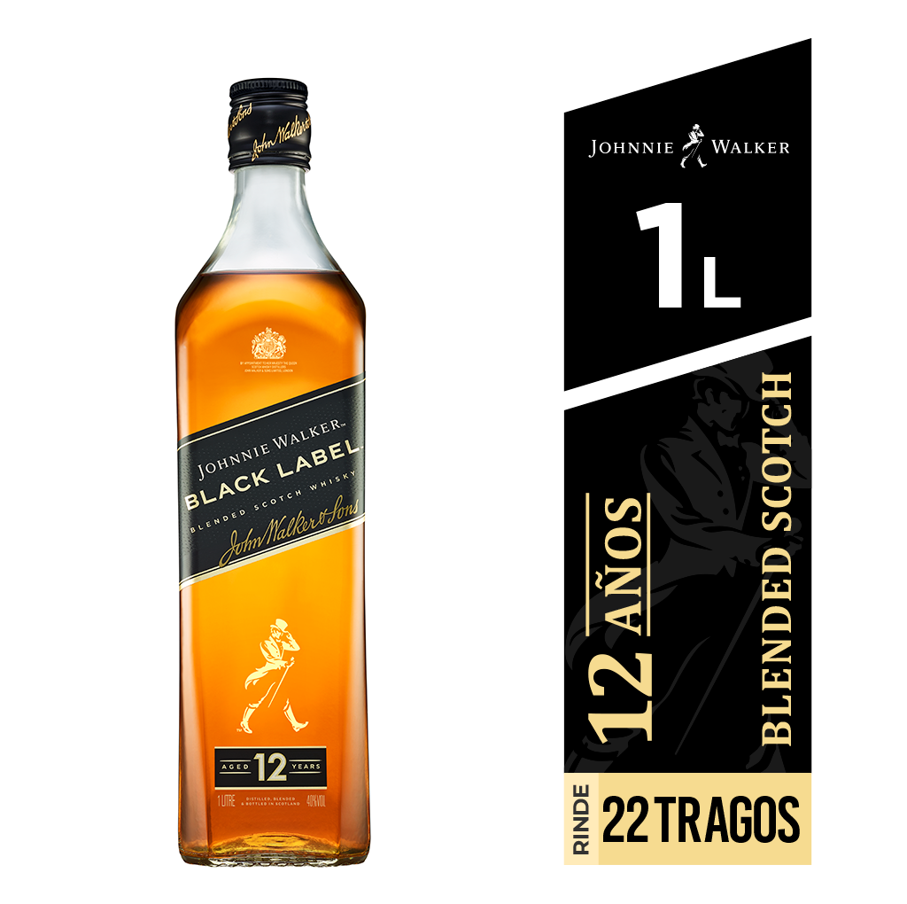 Johnnie Walker Black Label Litro, Vinoteca Guatemala