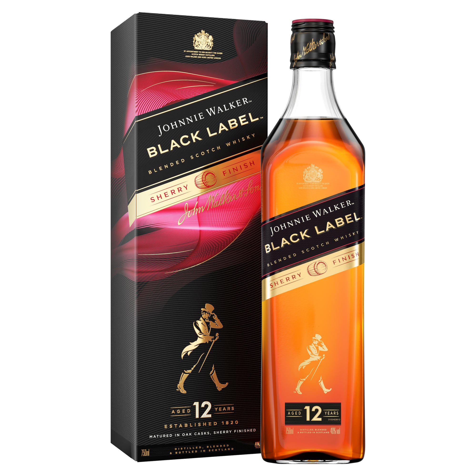 Johnnie Walker Black Label Sherry Finish 750ml, Vinoteca Guatemala