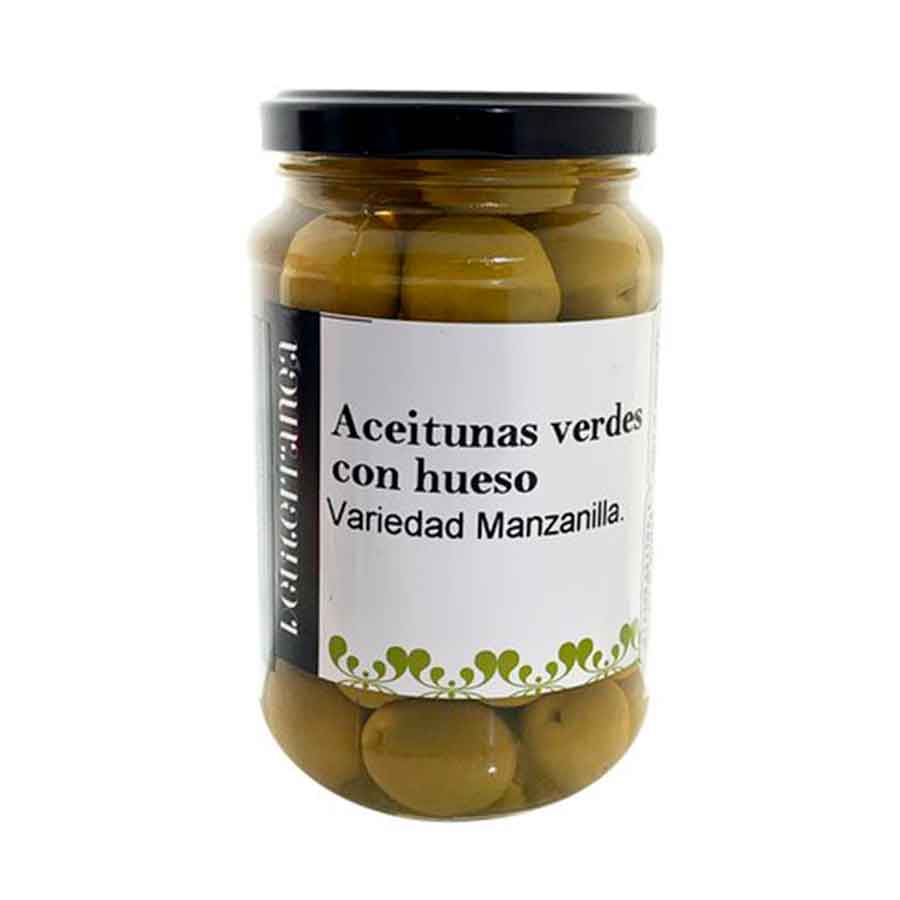 Aceitunas Verdes Manzanilla 370ml, Vinoteca Guatemala