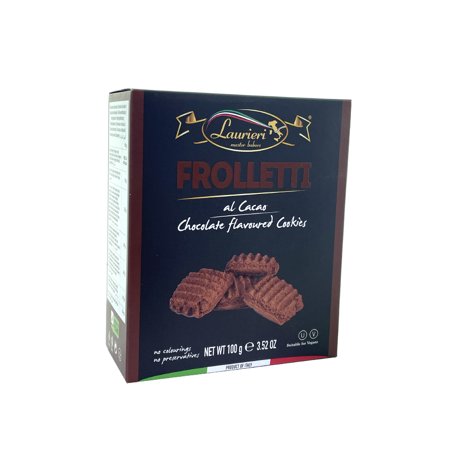 Laurieri Sweet Frolletti With Cocoa Box 100g, Vinoteca Guatemala